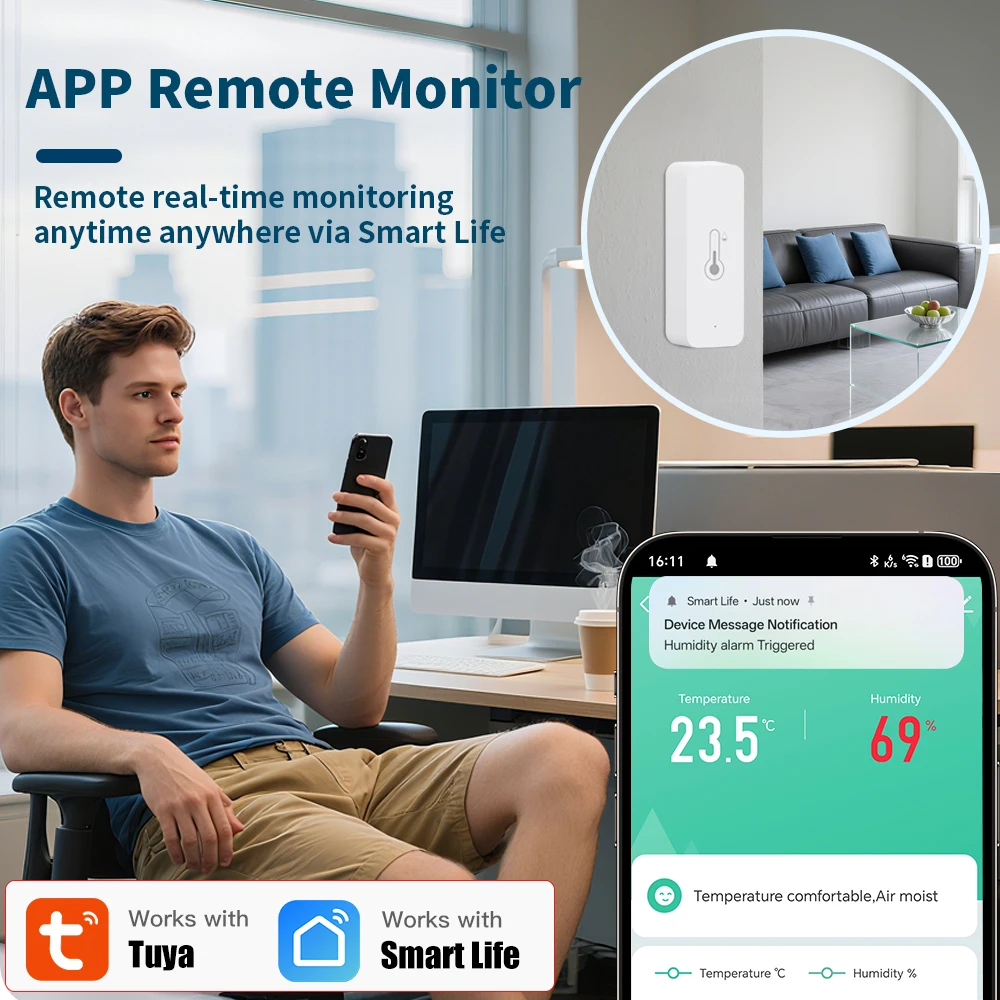 2PACK Tuya WiFi Temperature Hu – обзор и цена Smart Home Yandex