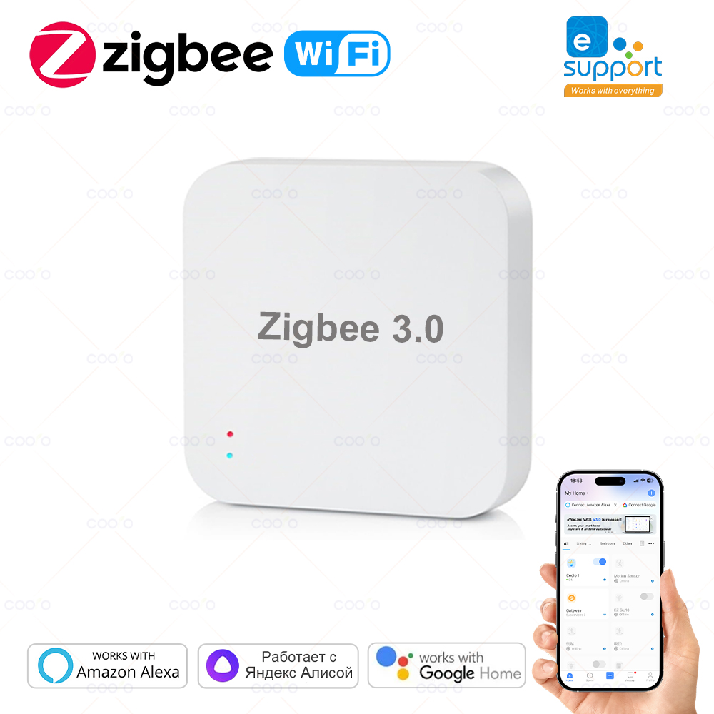 Zigbee 3.0 Gateway Hub Smart H – обзор и цена Smart Home Living