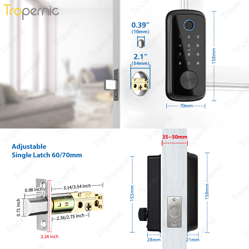 Tuya Zigbee Door Deadbolt Lock – обзор и цена Smart Home Door Lock