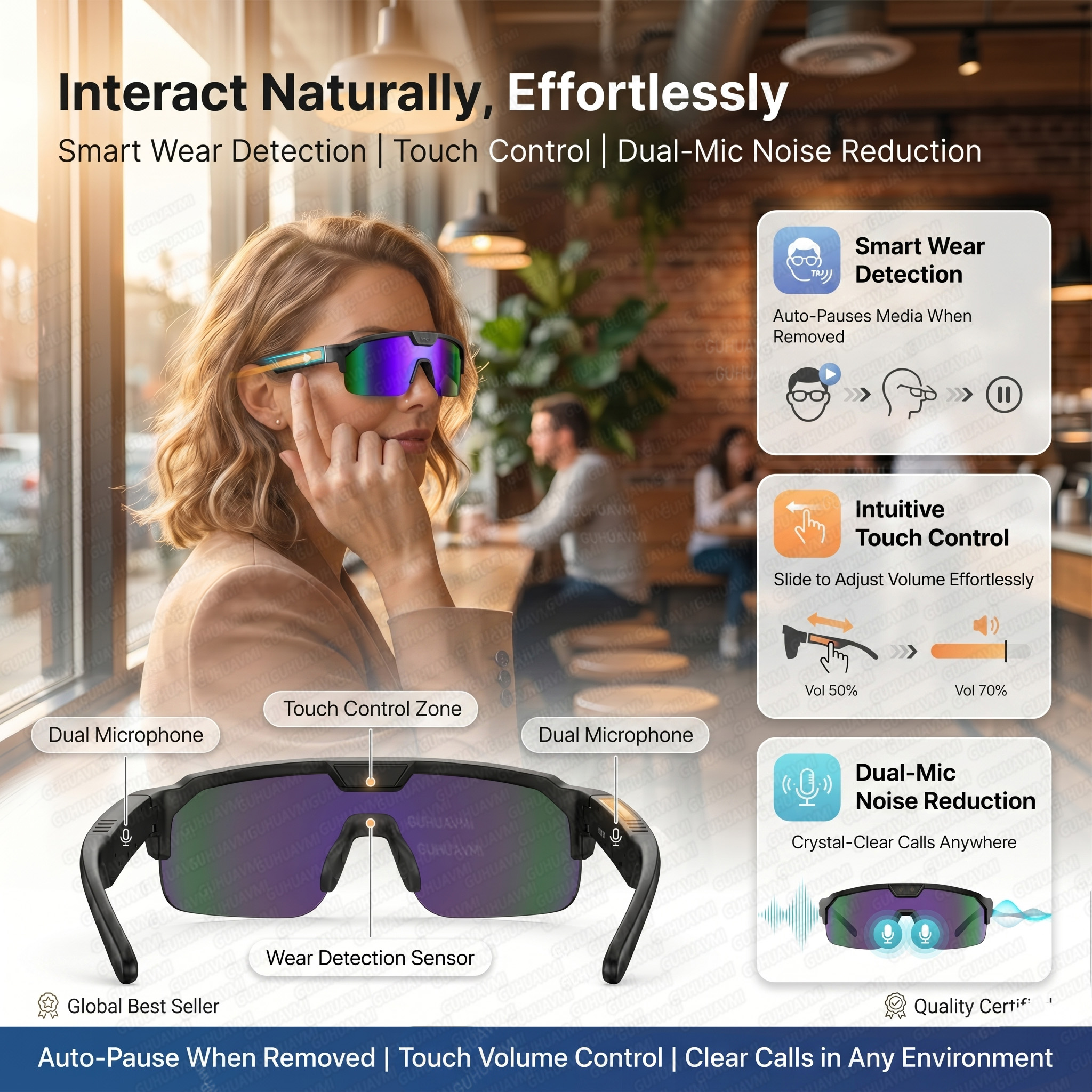 Smart Glasses with 4K HD Anti- – обзор и цена Smart Home Ai