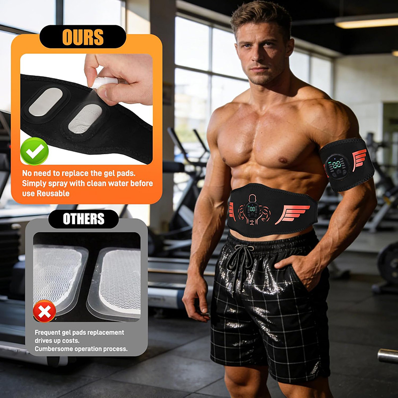 USB Recharge EMS Muscle Toner  – обзор и цена Smart Home Gym
