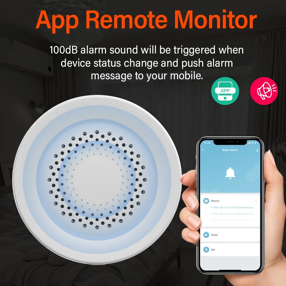 Tuya Zigbee WiFi Siren Alarm F – обзор и цена Smart Home Yandex